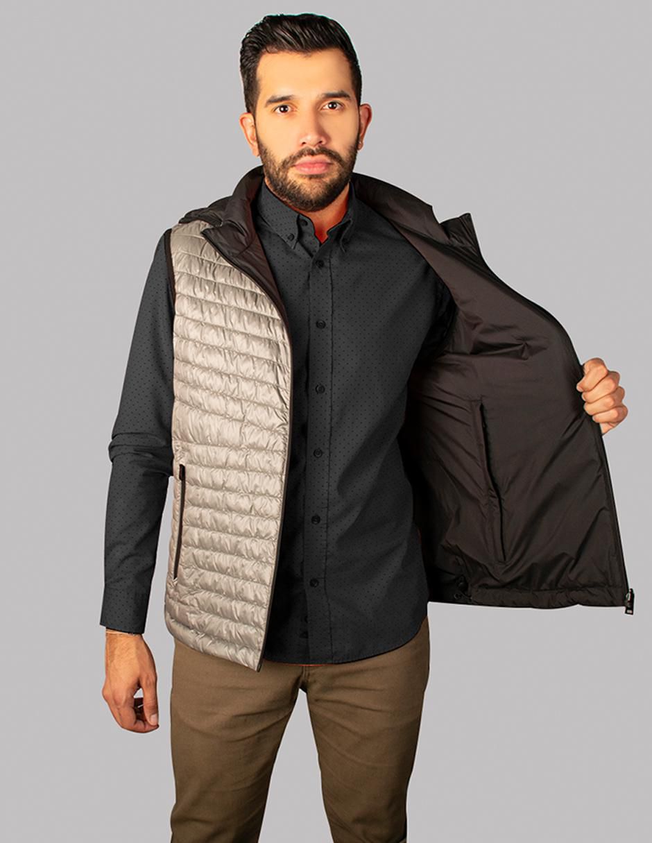 "chaleco" greenlander no poliéster reversible "para hombre"