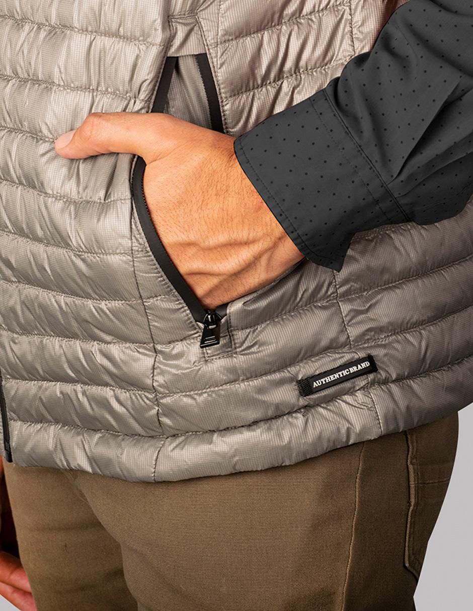 "chaleco" greenlander no poliéster reversible "para hombre"