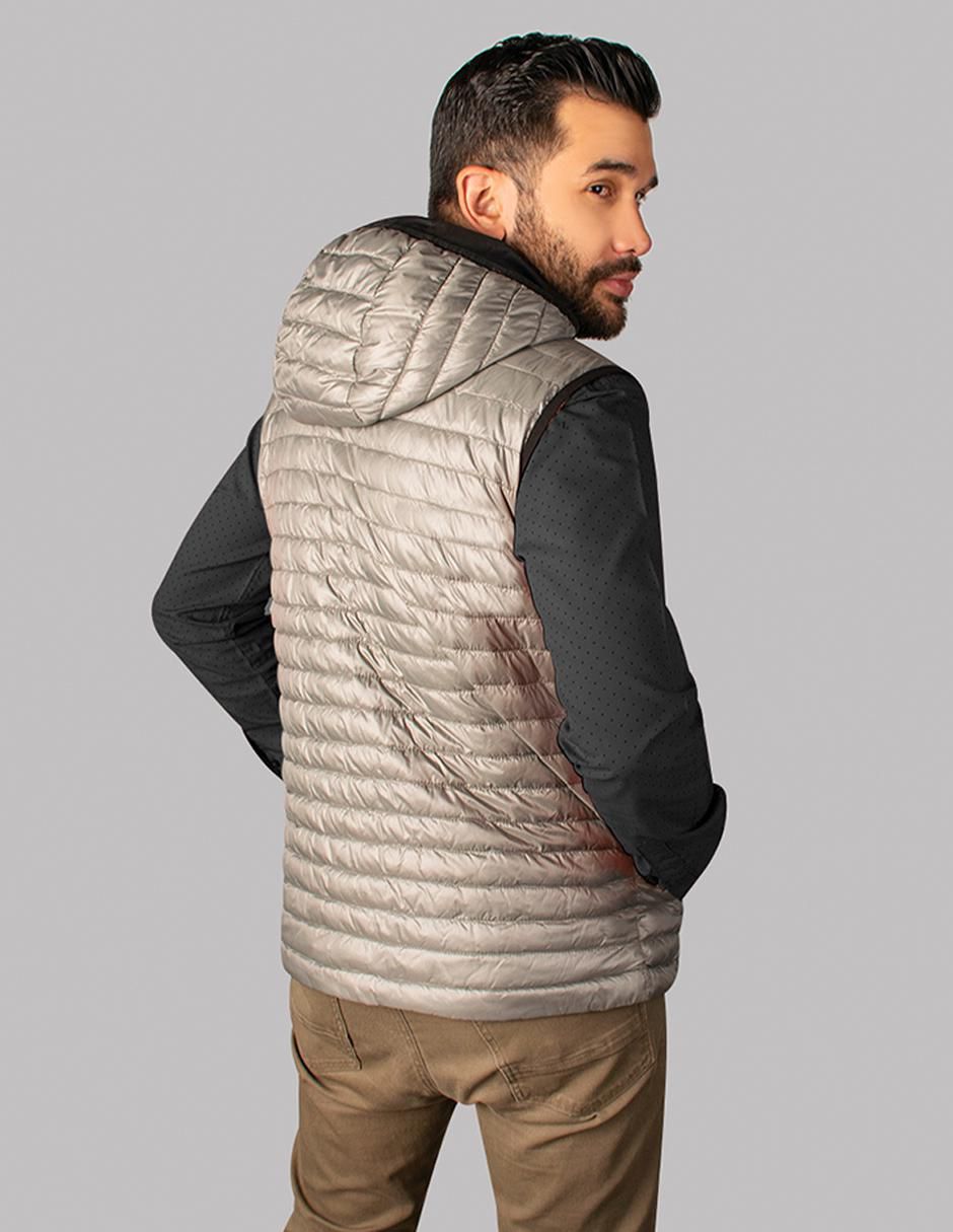 "chaleco" greenlander no poliéster reversible "para hombre"