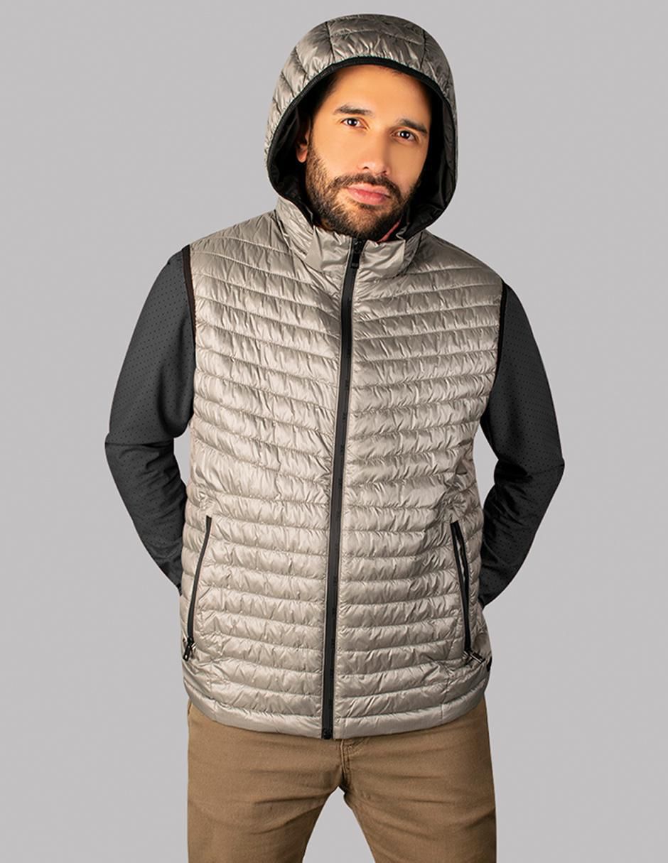 "chaleco" greenlander no poliéster reversible "para hombre"