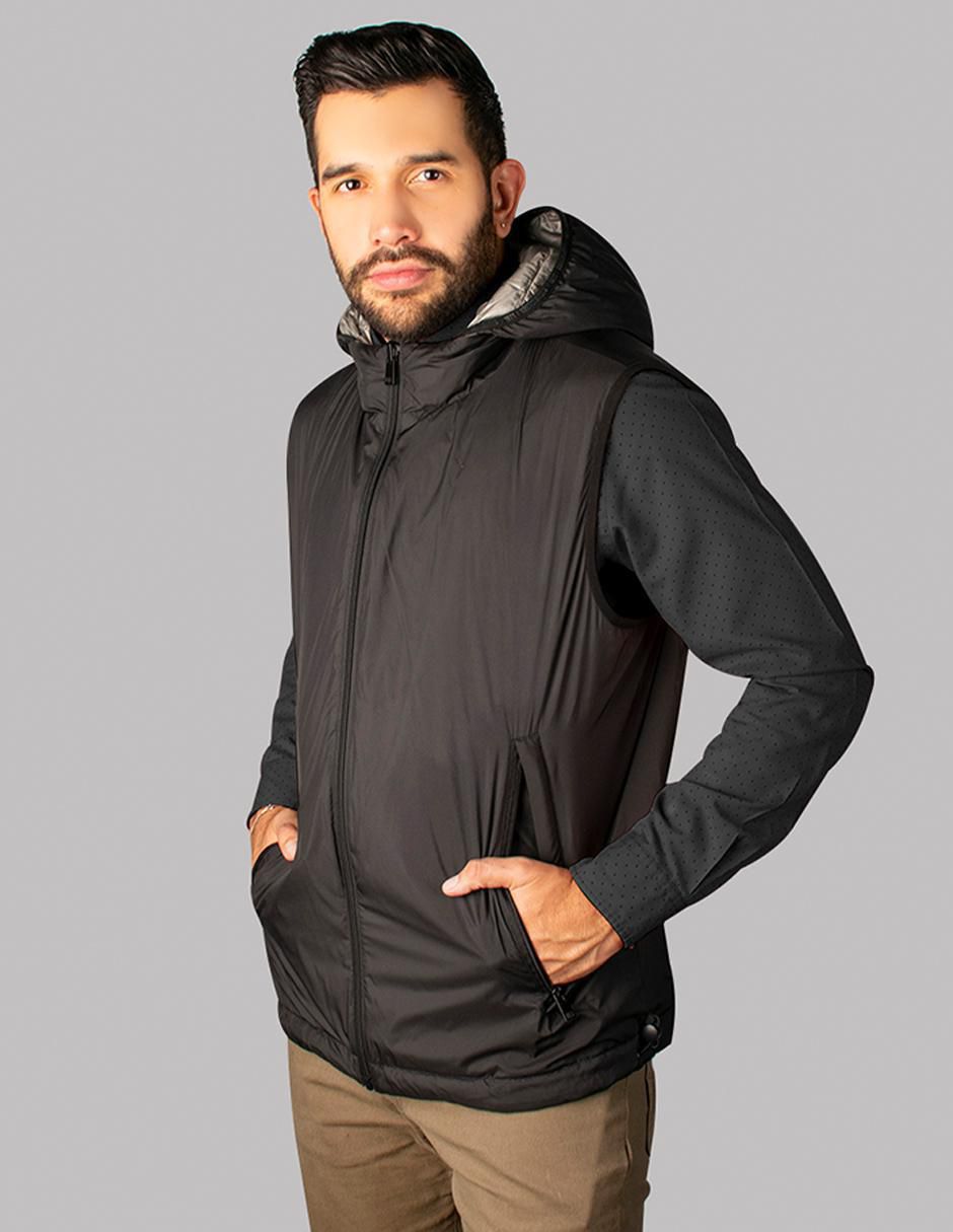 "chaleco" greenlander no poliéster reversible "para hombre"