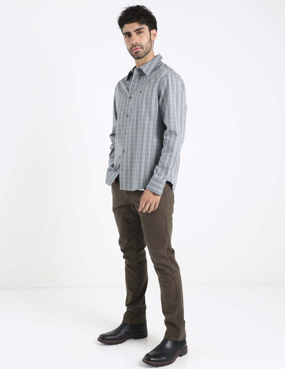 Pantalón slim de algodón para hombre 3