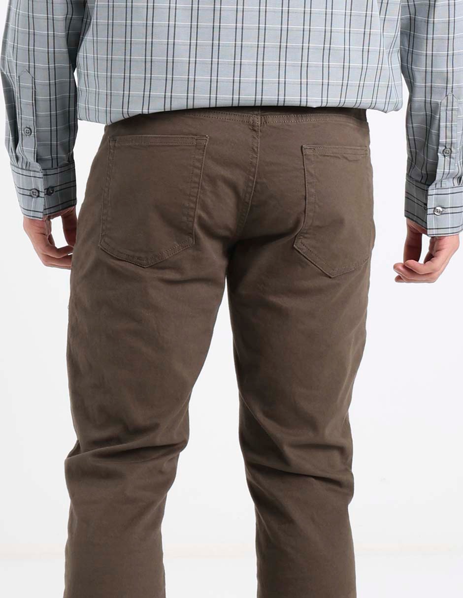Pantalón slim de algodón para hombre 5