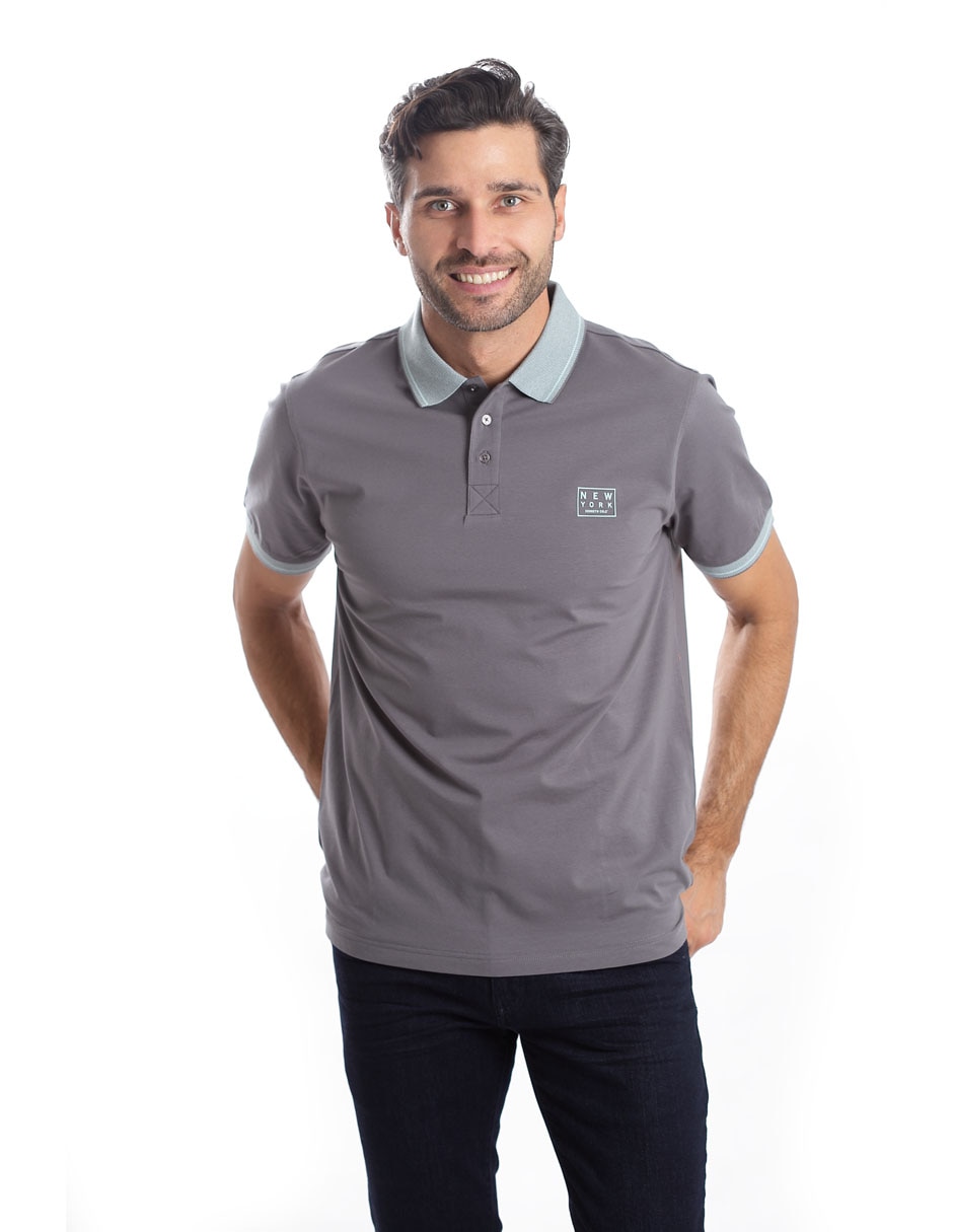 Playera tipo polo para hombre