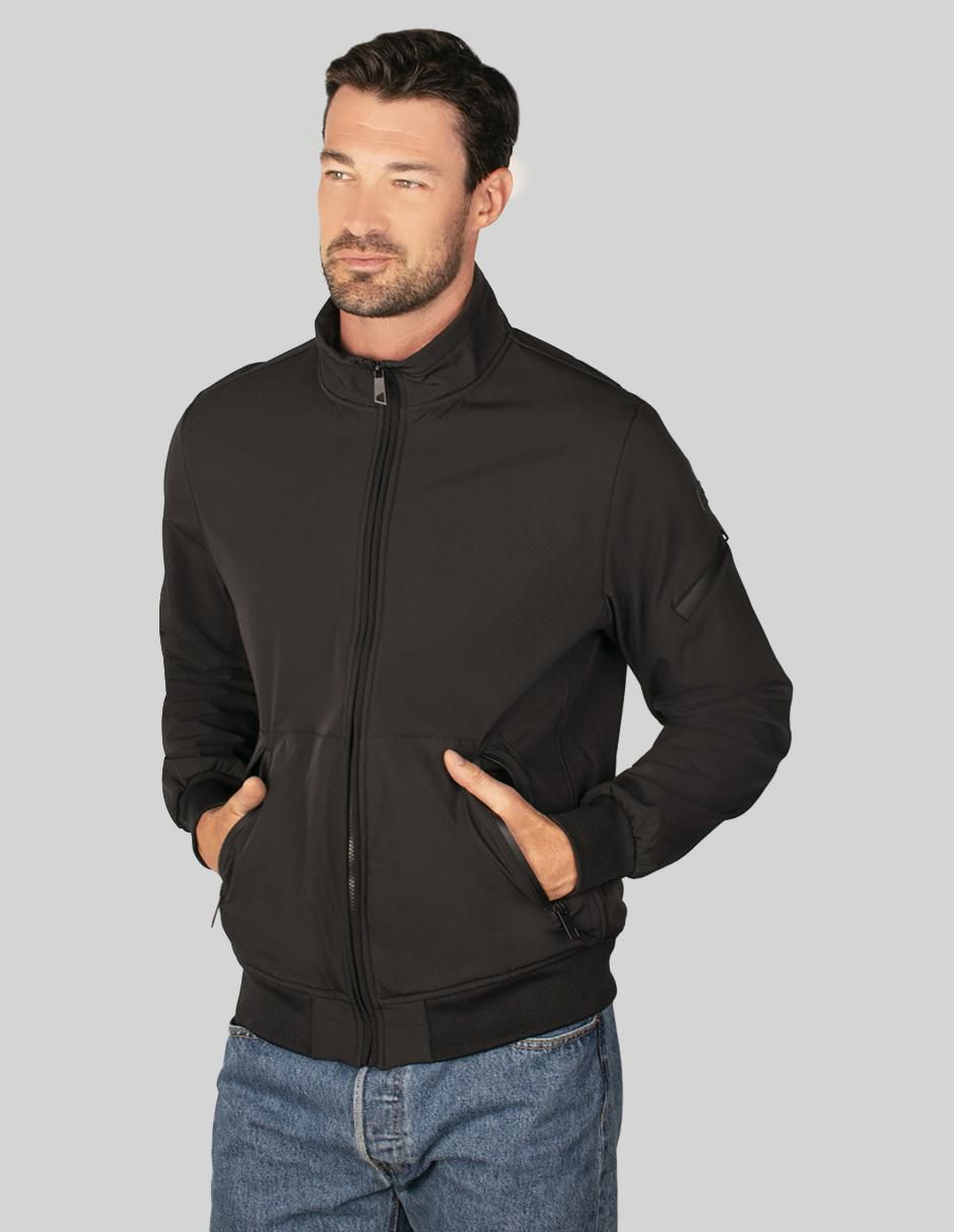 Chamarra bomber impermeable con bolsillos para hombre 4