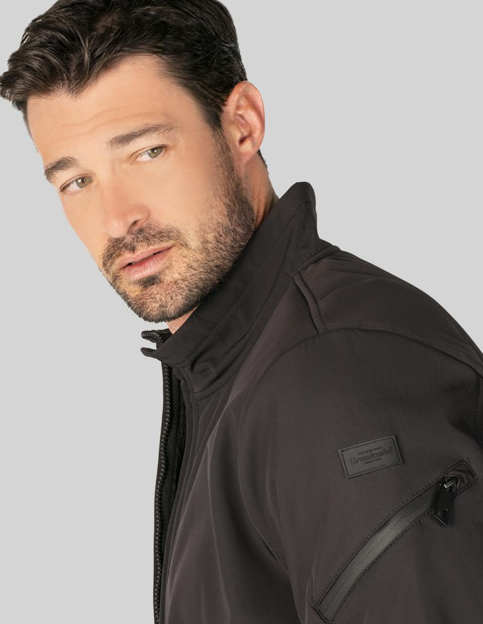Chamarra bomber impermeable con bolsillos para hombre 5