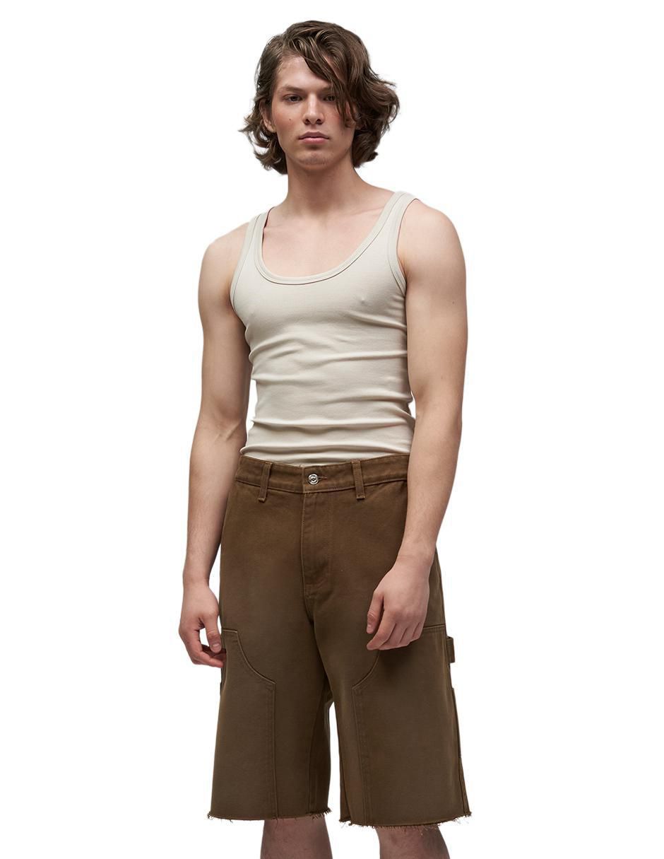 Bermuda de mezclilla para hombre