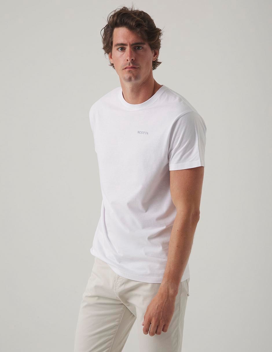 Playera Scotta cuello redondo para hombre