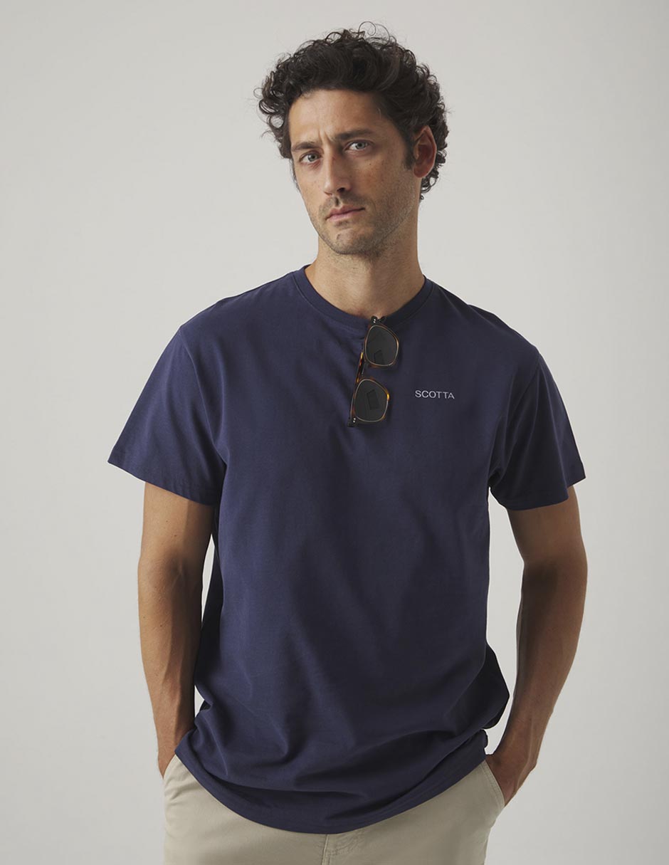 Playera Scotta cuello redondo para hombre