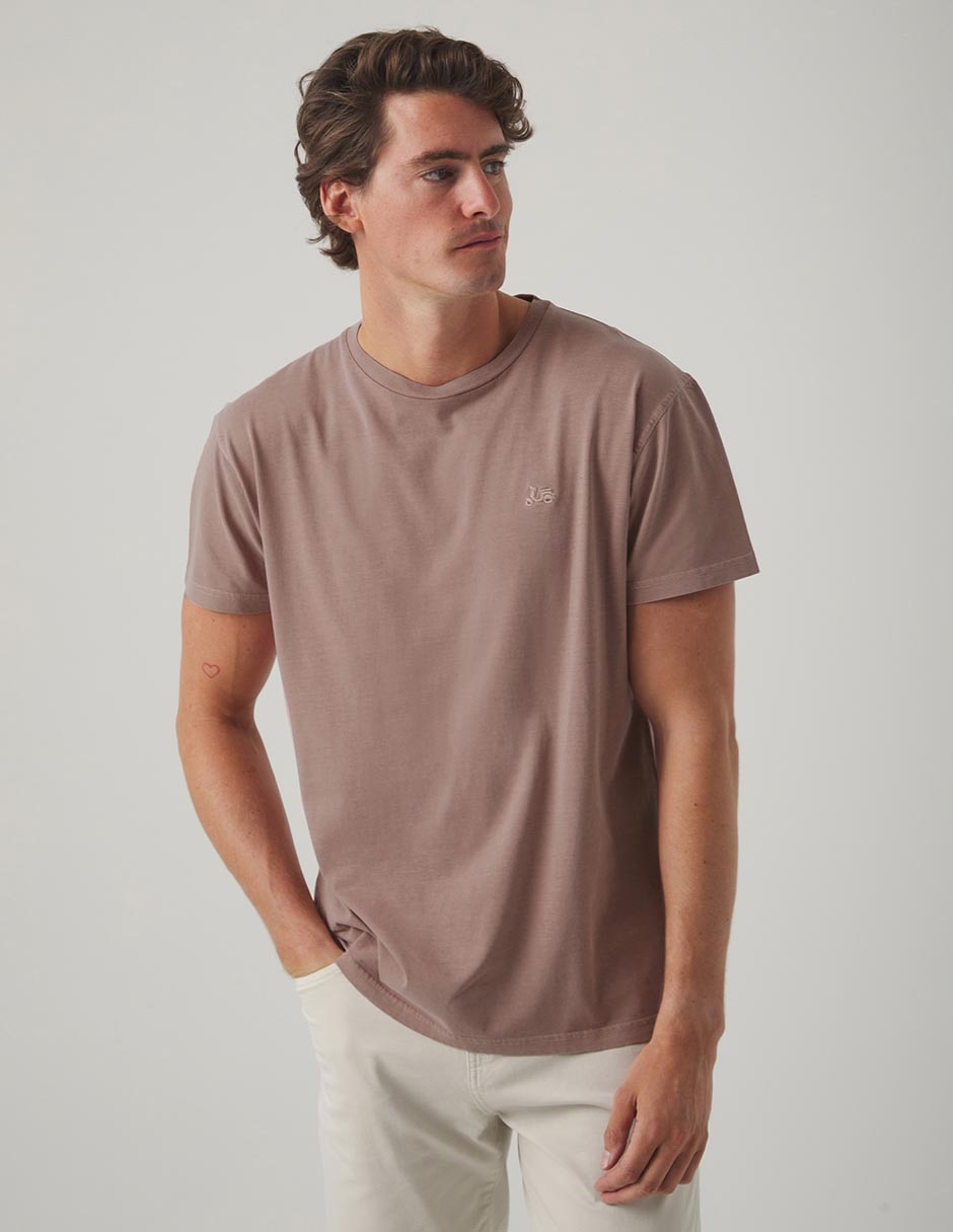 Playera cuello redondo para hombre