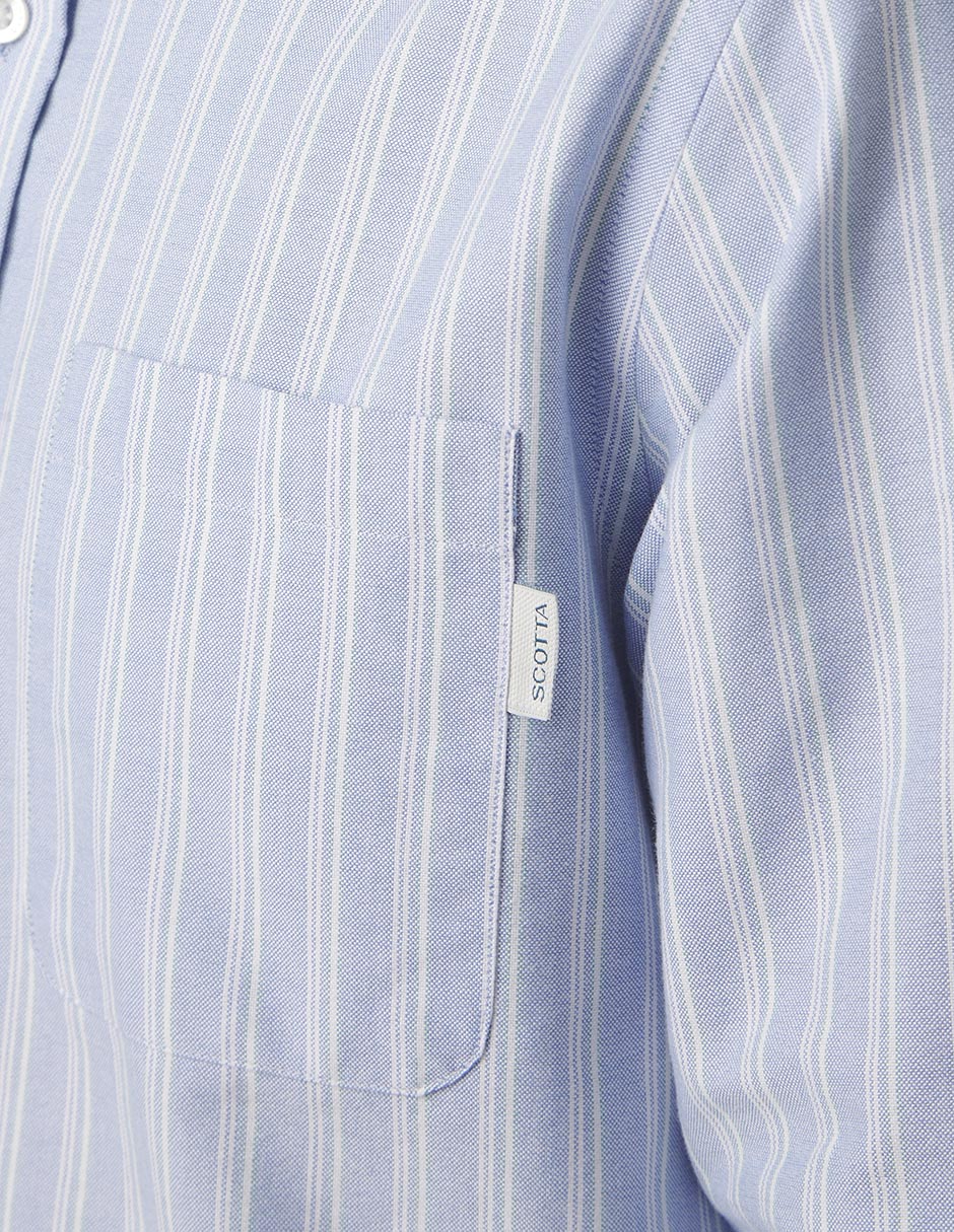 Camisa casual de algodón manga larga para hombre 3