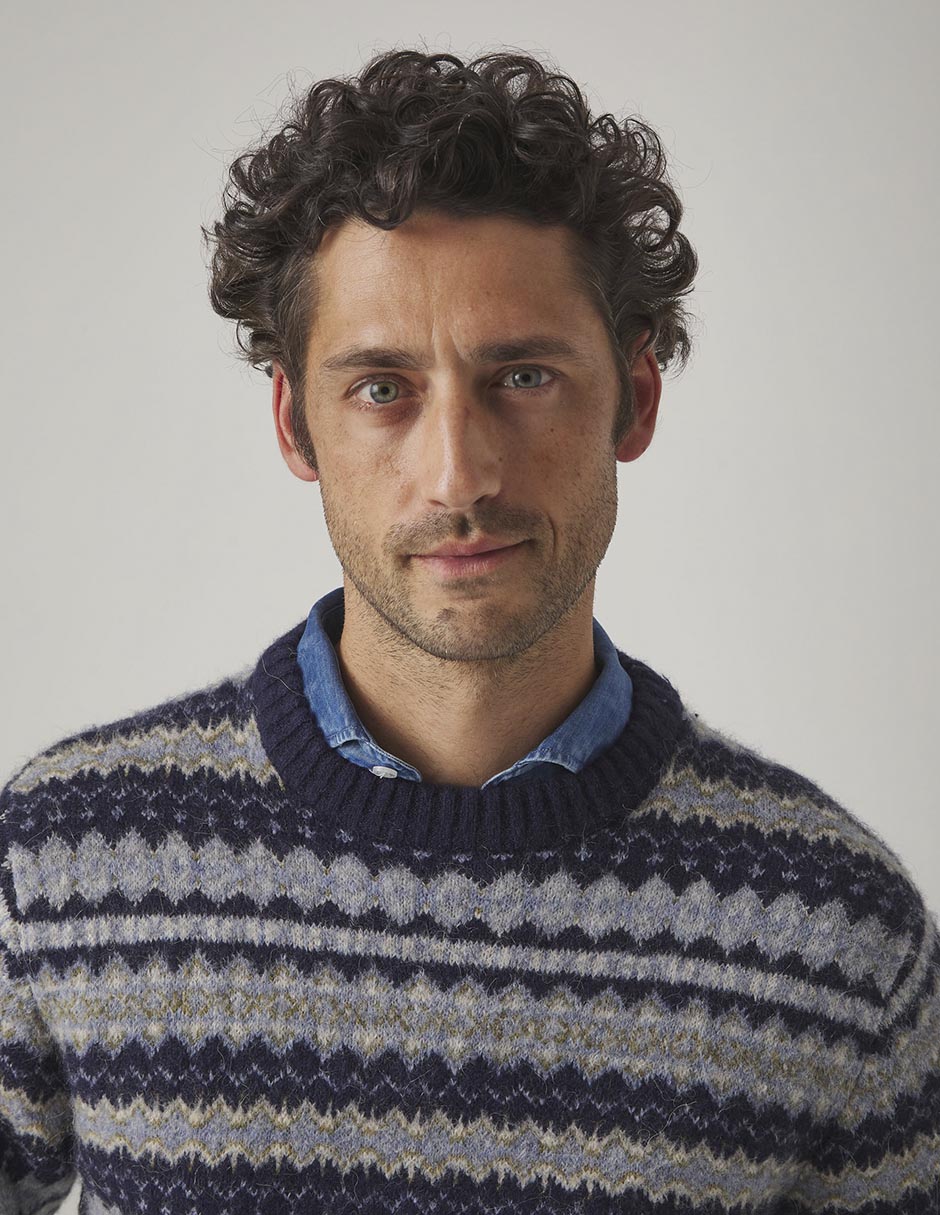 Suéter cuello redondo para hombre 3