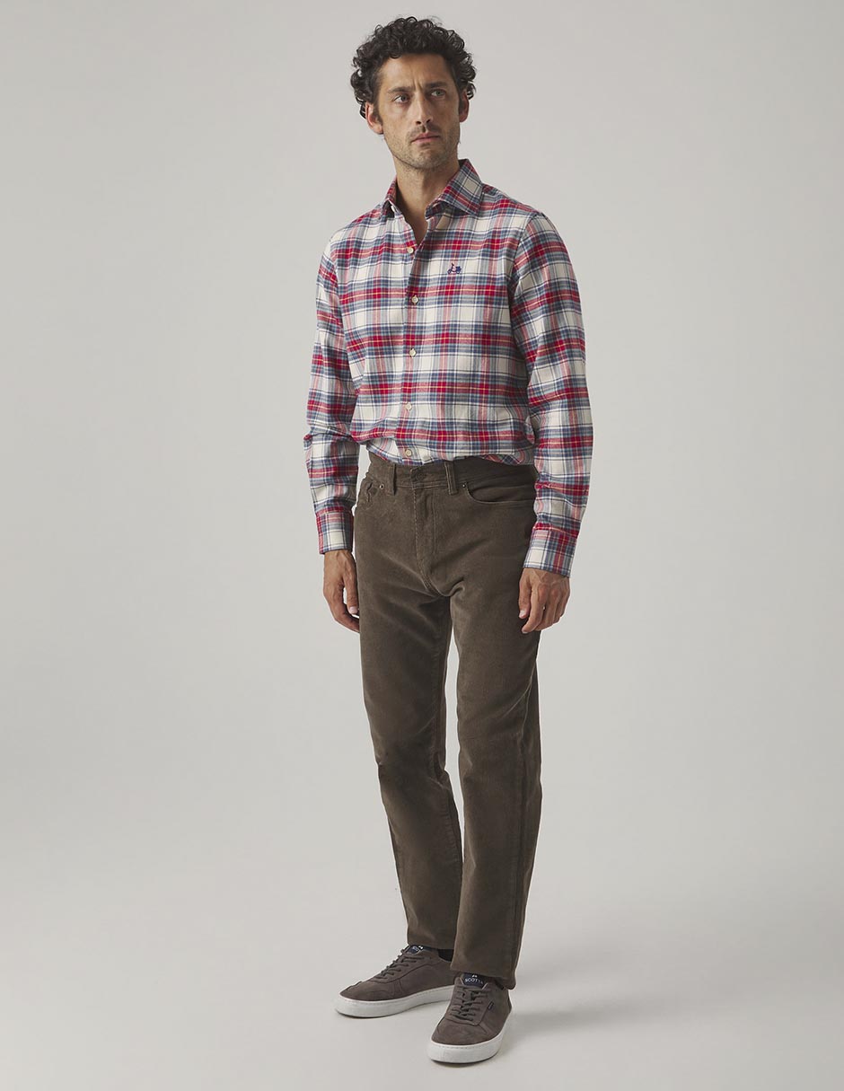 Pantalón slim de algodón para hombre 2