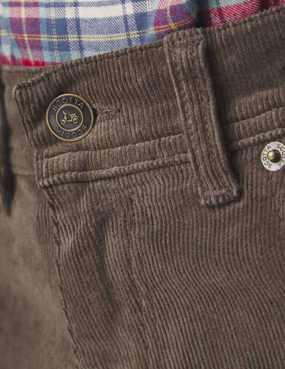 Pantalón slim de algodón para hombre 4