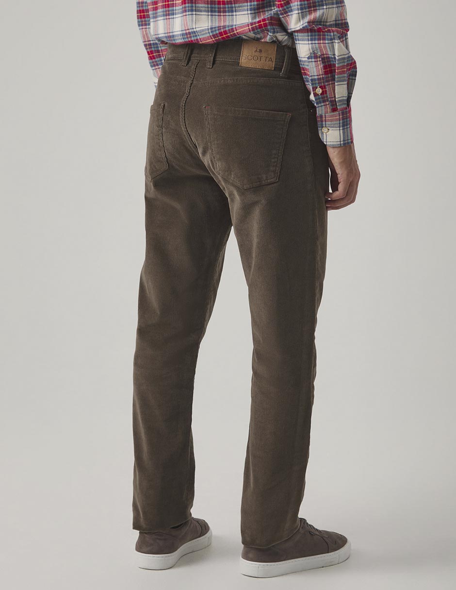 Pantalón slim de algodón para hombre 5