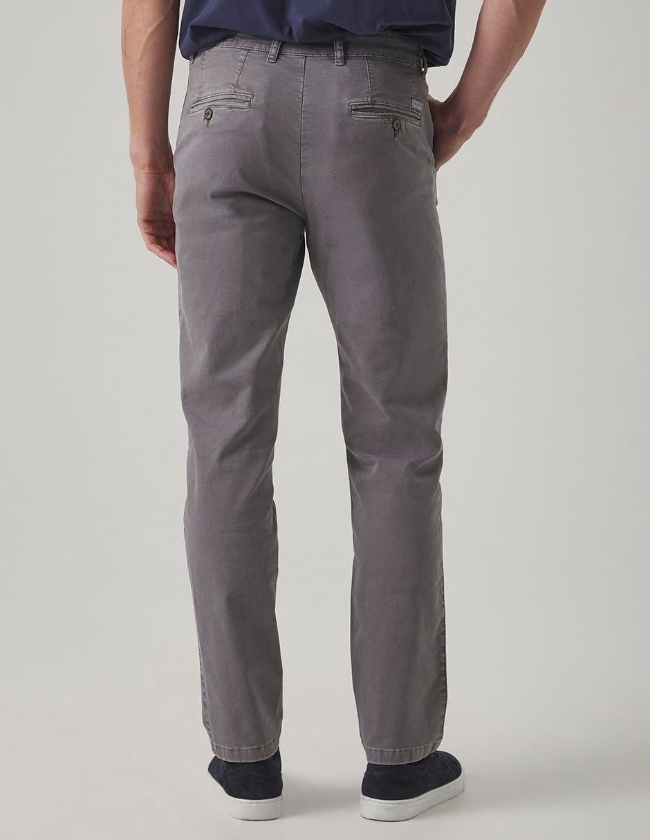 Pantalón regular de algodón para hombre 4
