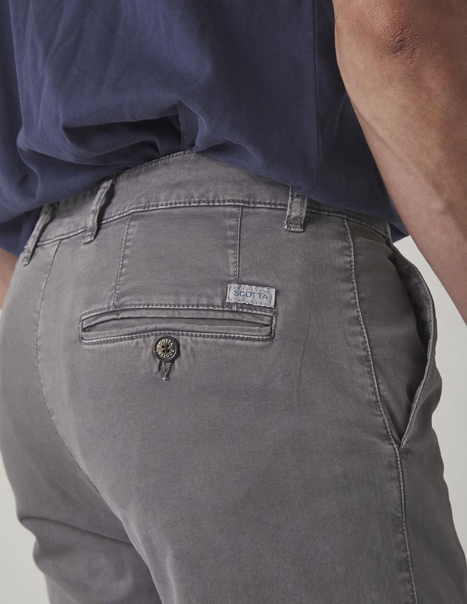 Pantalón regular de algodón para hombre 5
