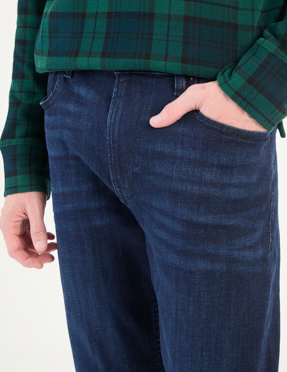 Jeans straight para hombre 4