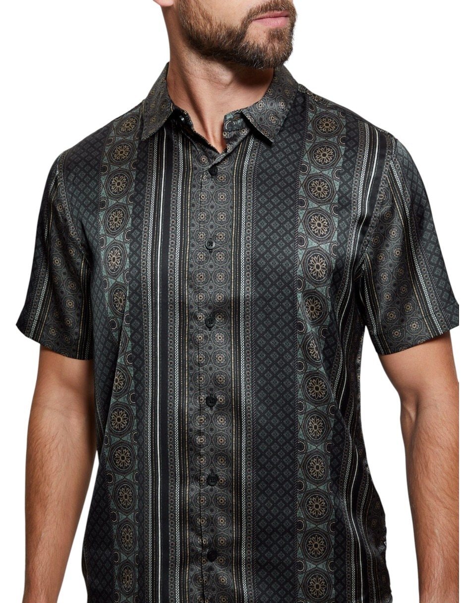 Camisa casual manga corta para hombre 2