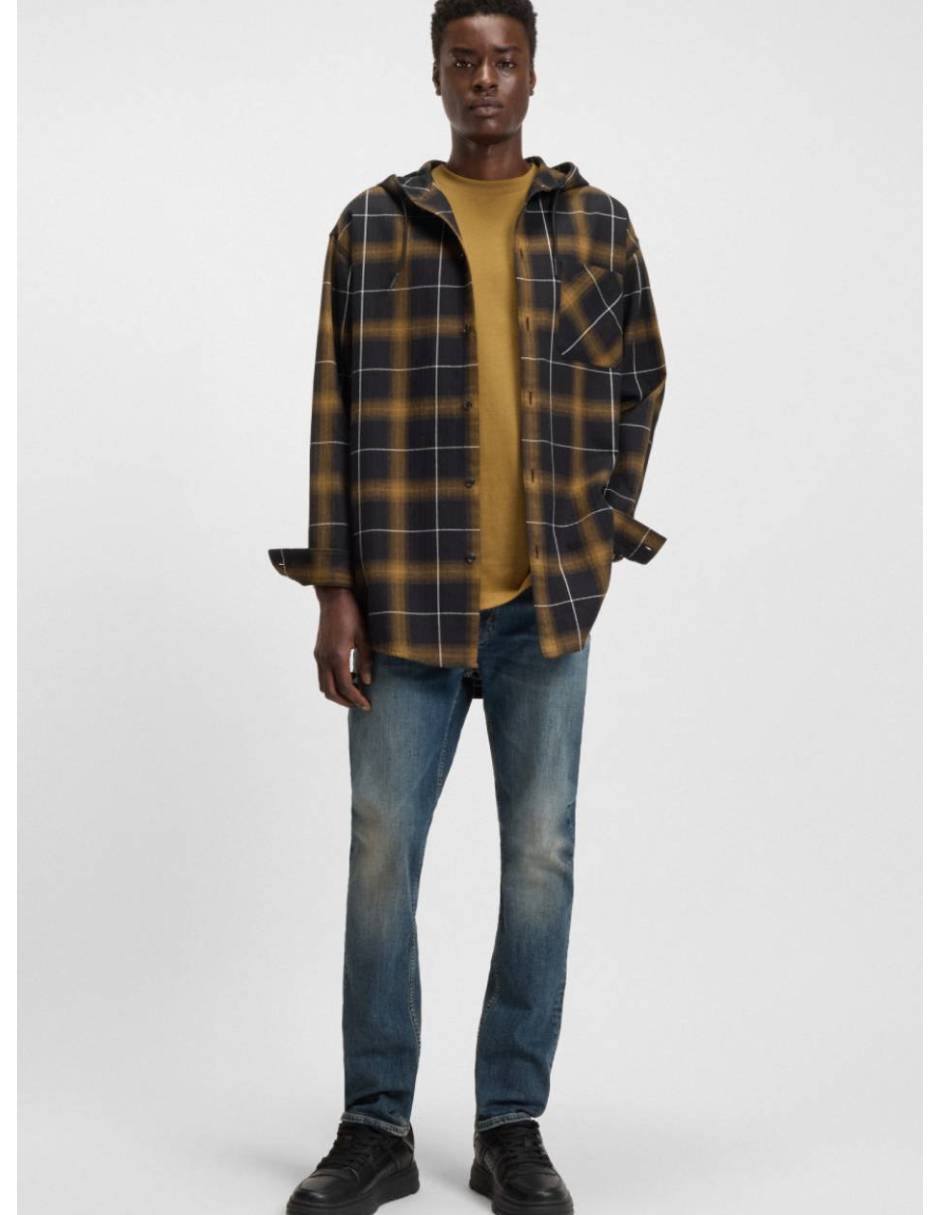 Jeans straight 50541552 413 Zane 102 lavado medio para hombre 3