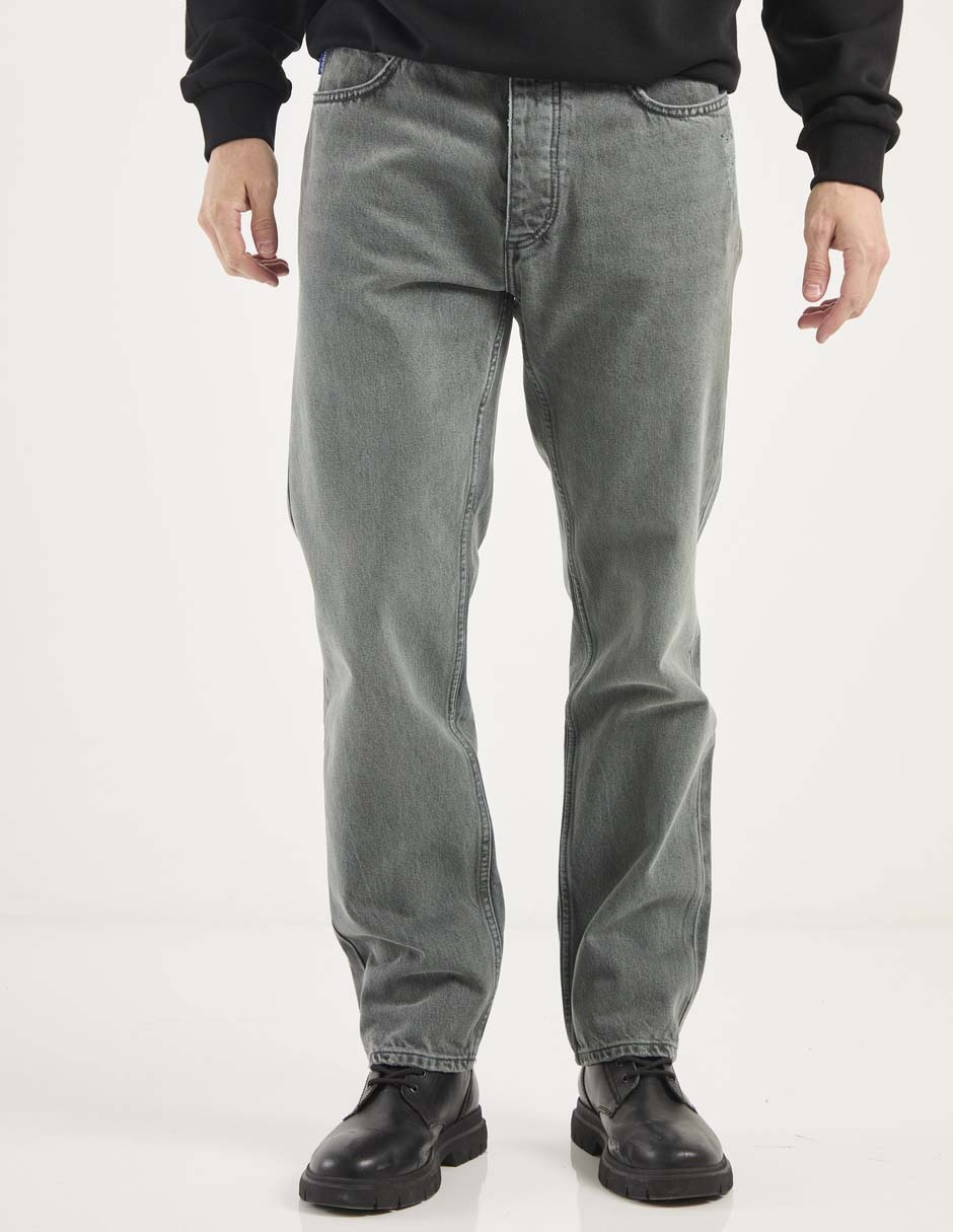 Jeans straight lavado medio para hombre Jeans straight lavado medio para hombre