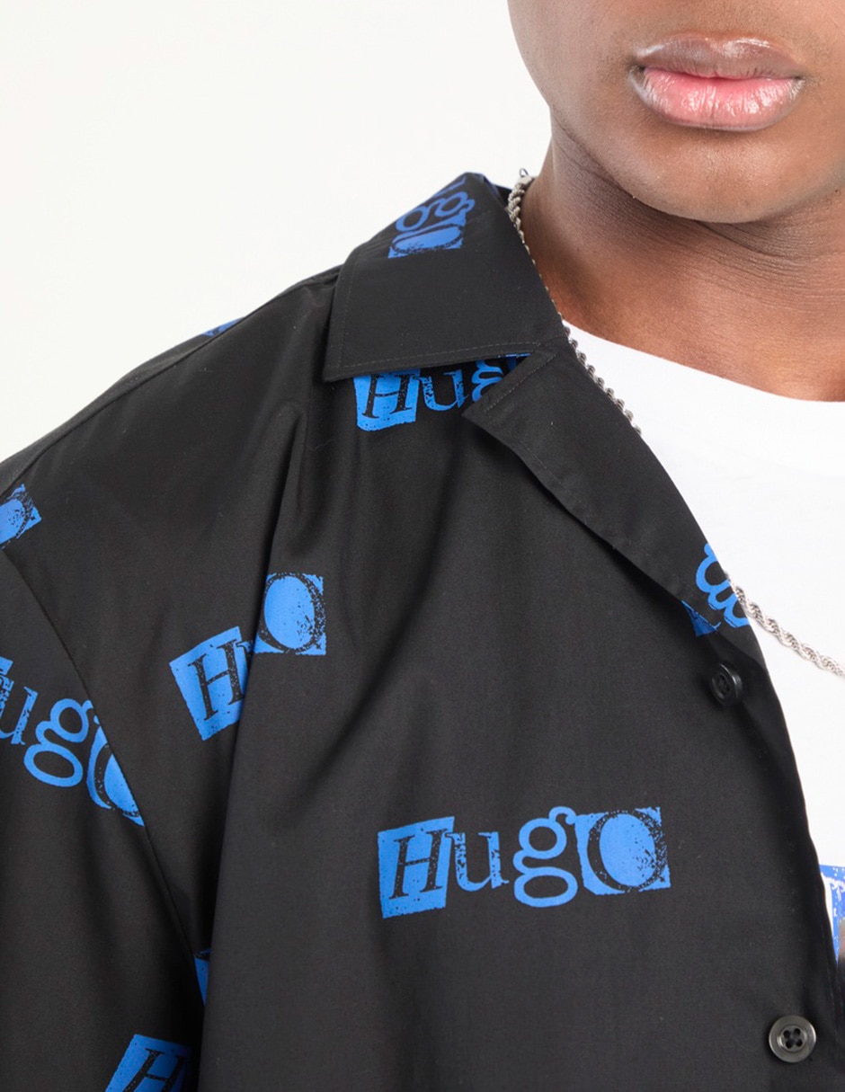 Camisa casual de algodón manga corta para hombre 4