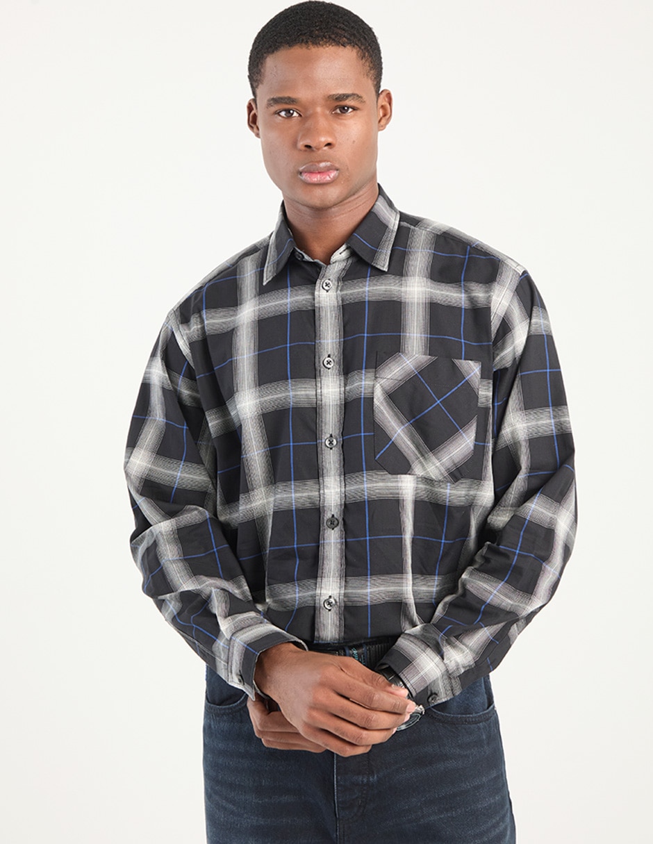 Camisa casual de algodón manga corta para hombre Camisa casual de algodón manga corta para hombre