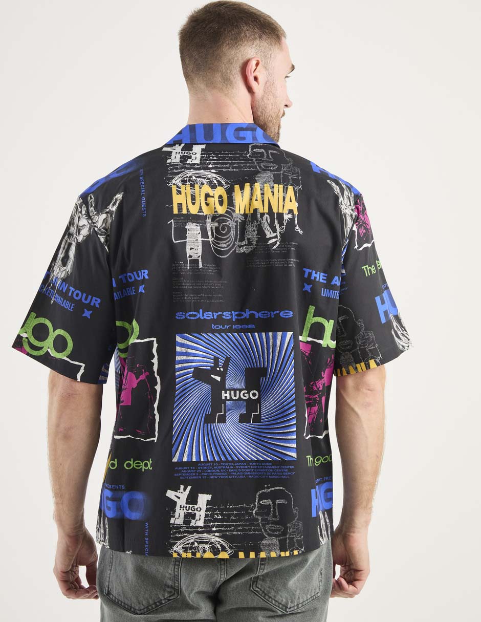Camisa casual de algodón manga corta para hombre 2