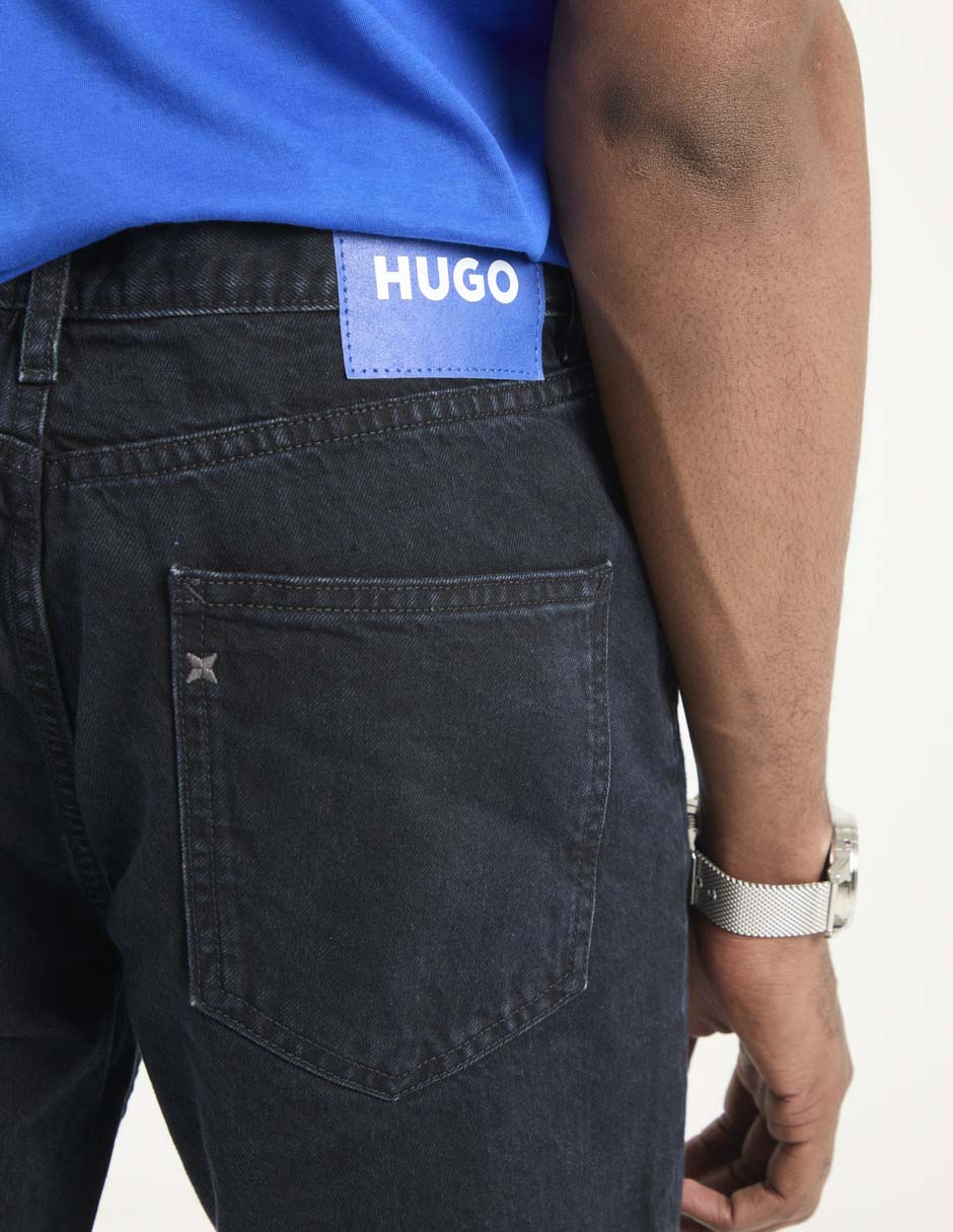 Pantalón straight lavado medio para hombre 5