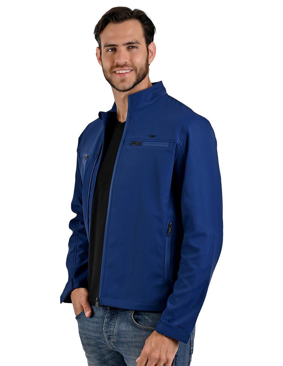 Chamarra casual con bolsillos para hombre 2