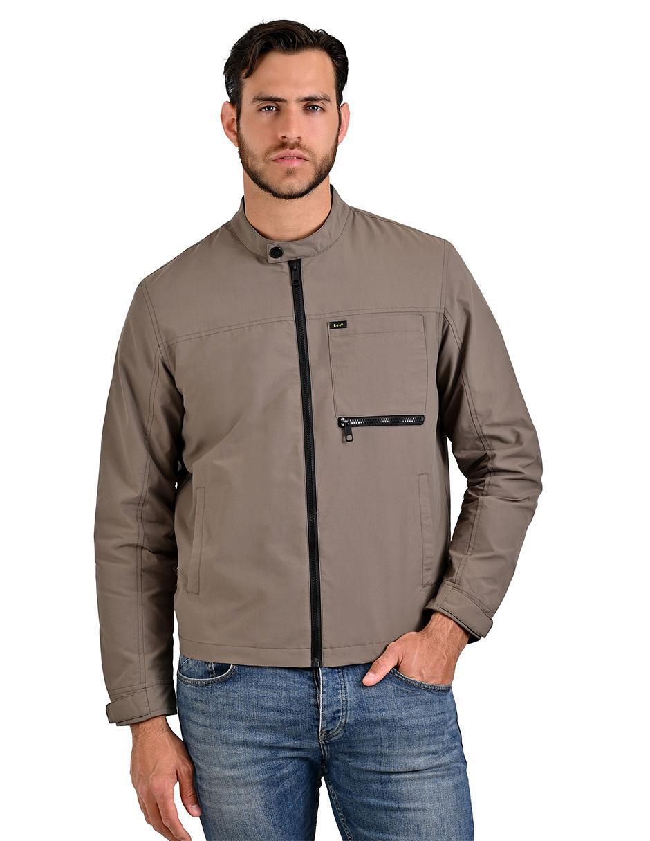 Chamarra casual impermeable con bolsillos para hombre Chamarra casual impermeable con bolsillos para hombre