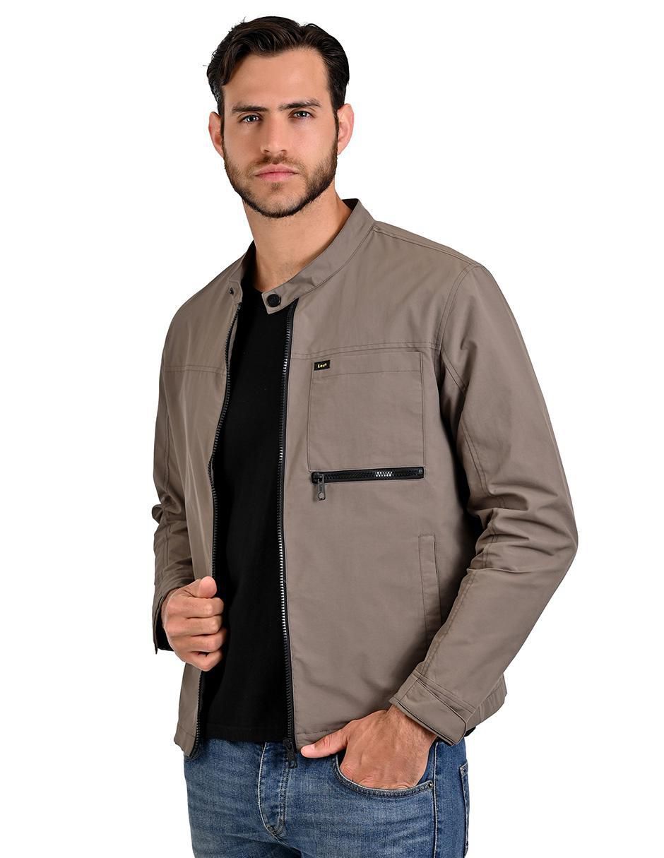 Chamarra casual impermeable con bolsillos para hombre 2
