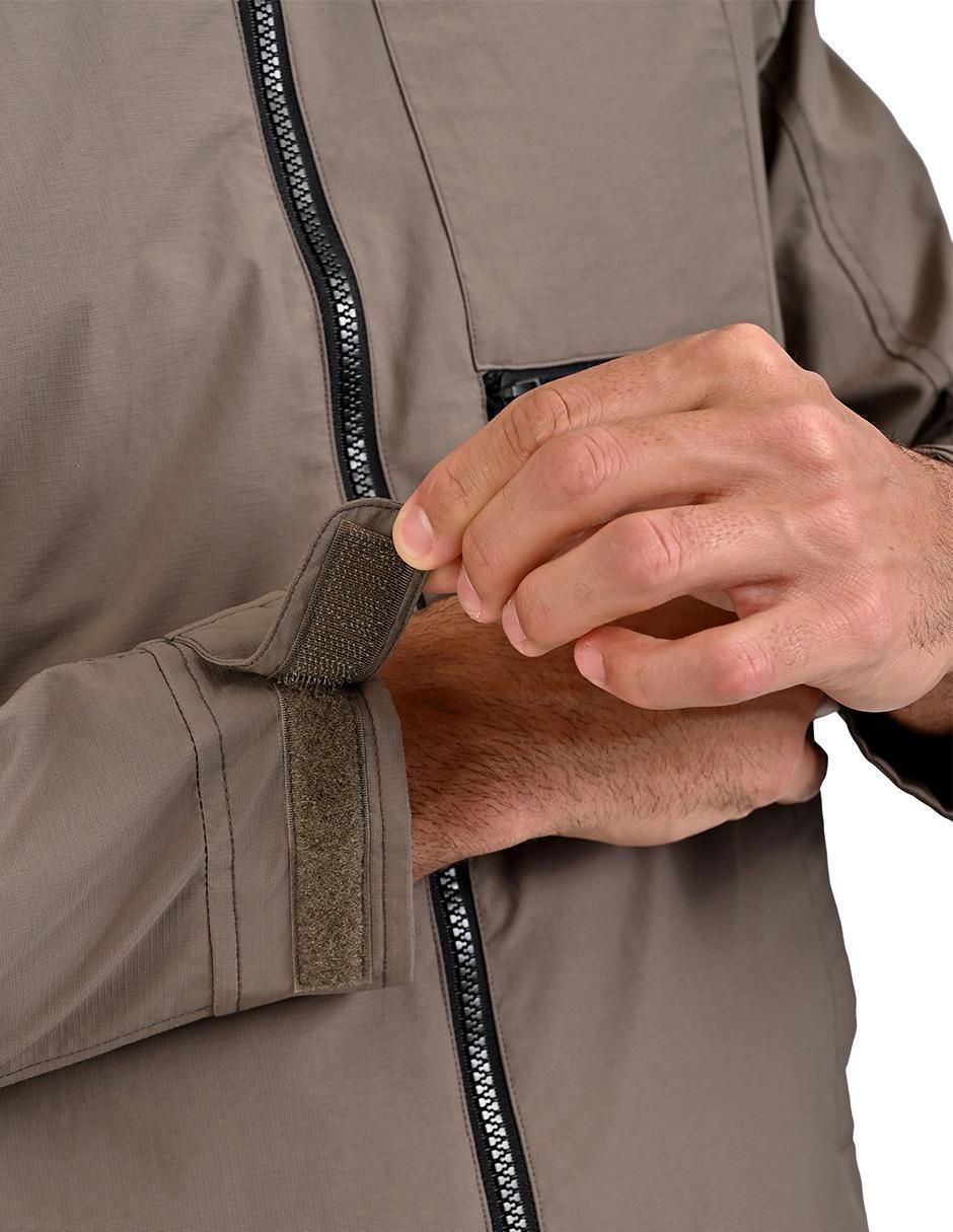 Chamarra casual impermeable con bolsillos para hombre 6