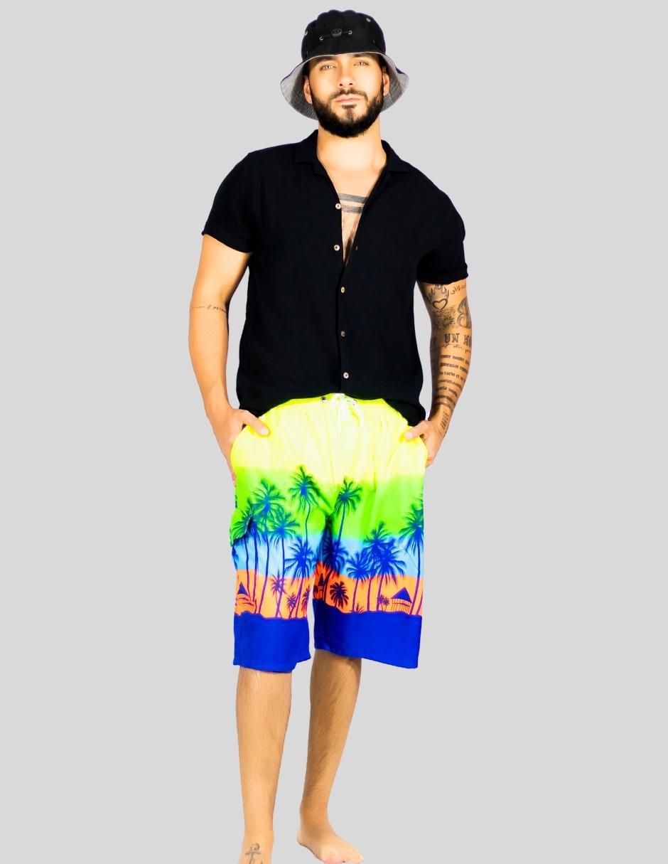 Traje de baño con bolsillos para hombre 3
