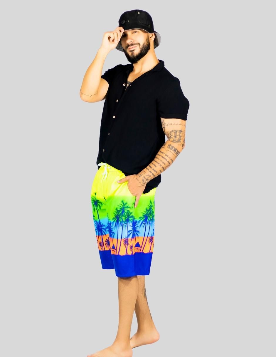 Traje de baño con bolsillos para hombre 5
