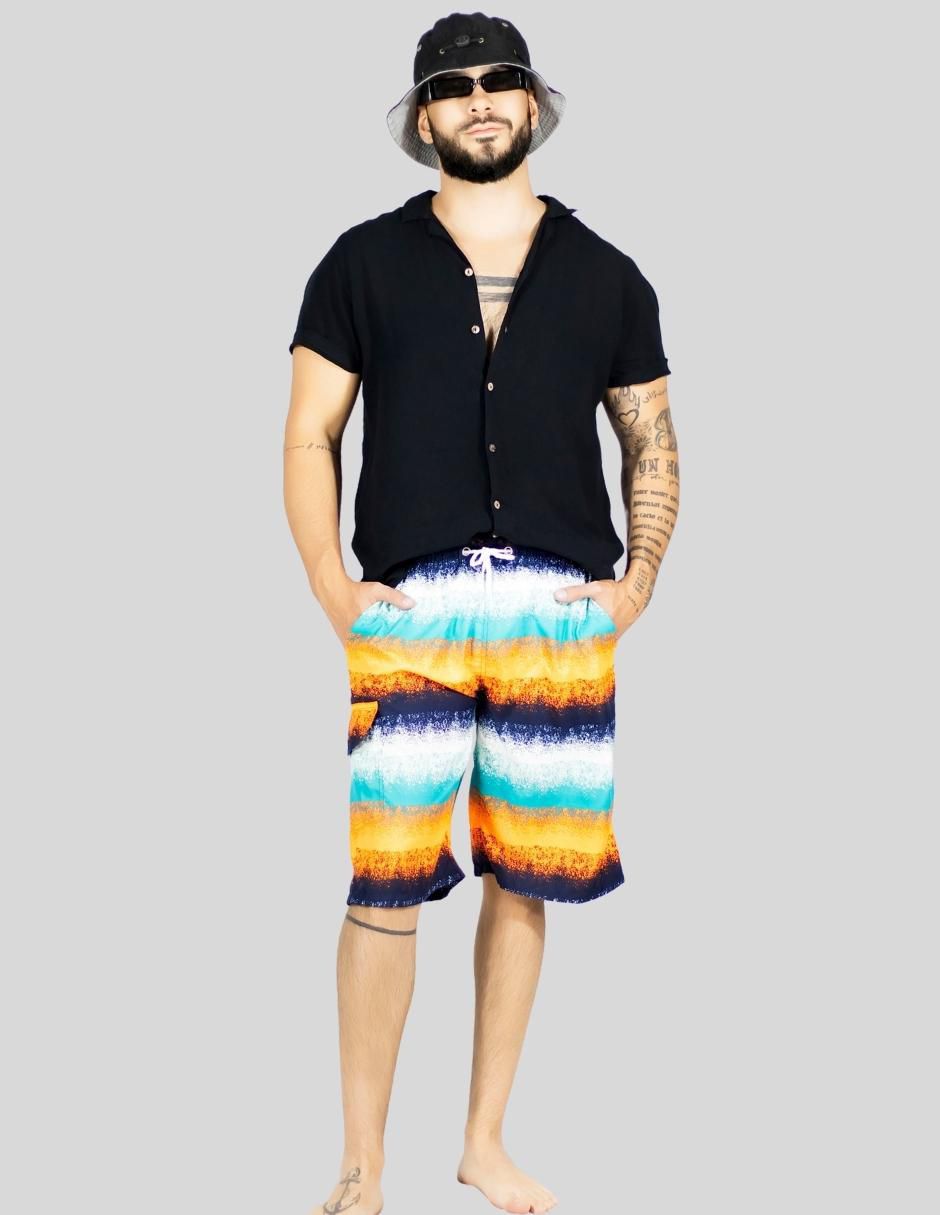 Traje de baño con bolsillos para hombre 3