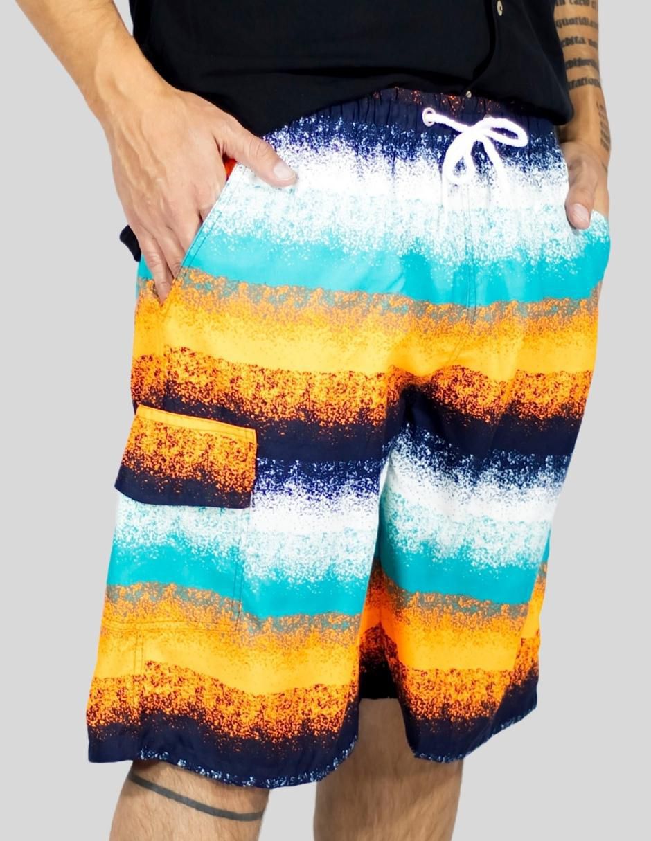 Traje de baño con bolsillos para hombre 4