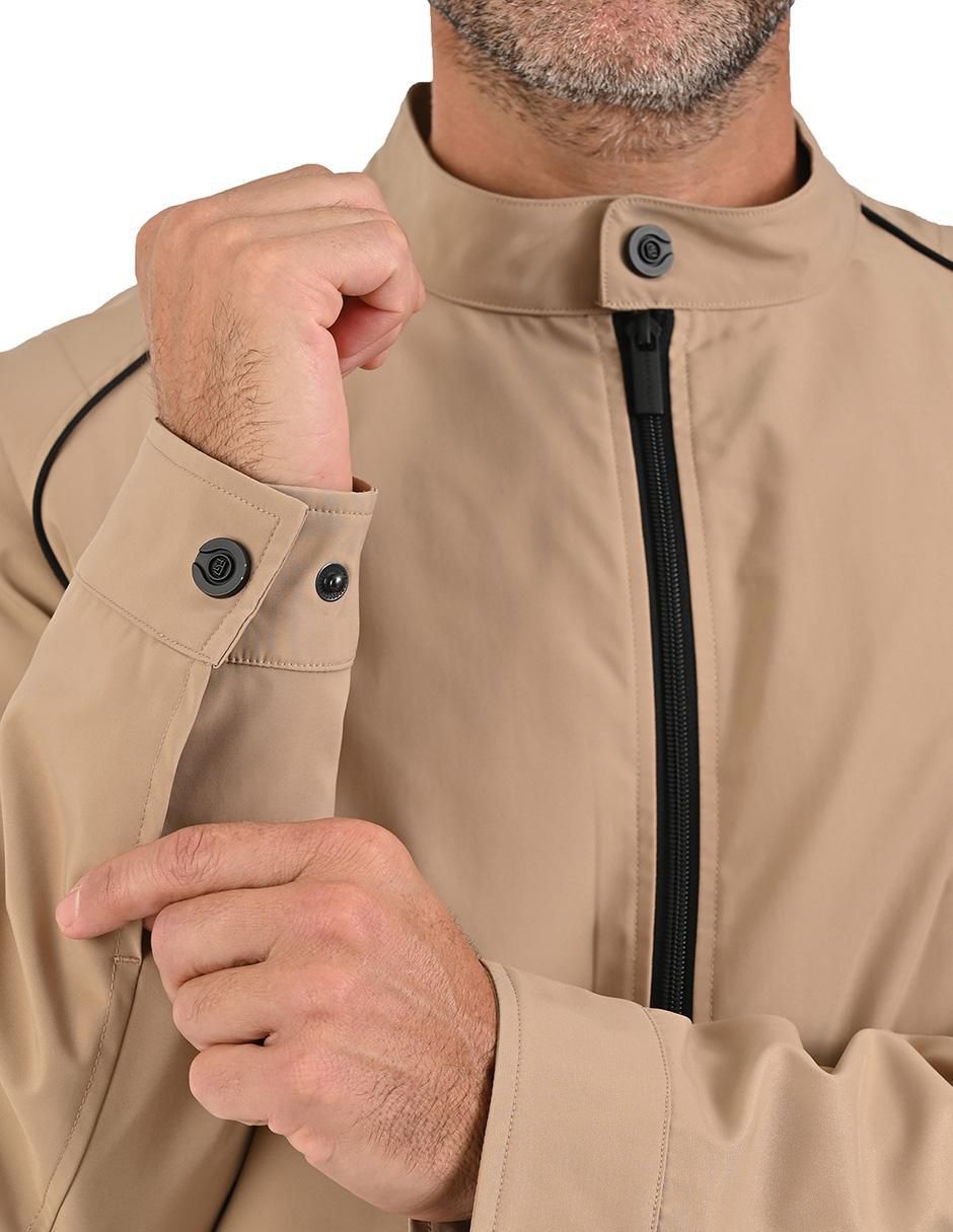 Chamarra casual con bolsillos para hombre 6