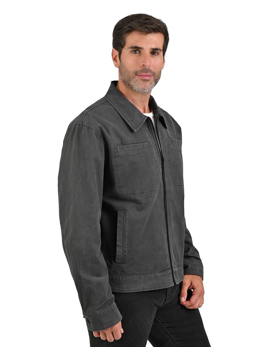 Chamarra denim con bolsillos para hombre Chamarra denim con bolsillos para hombre