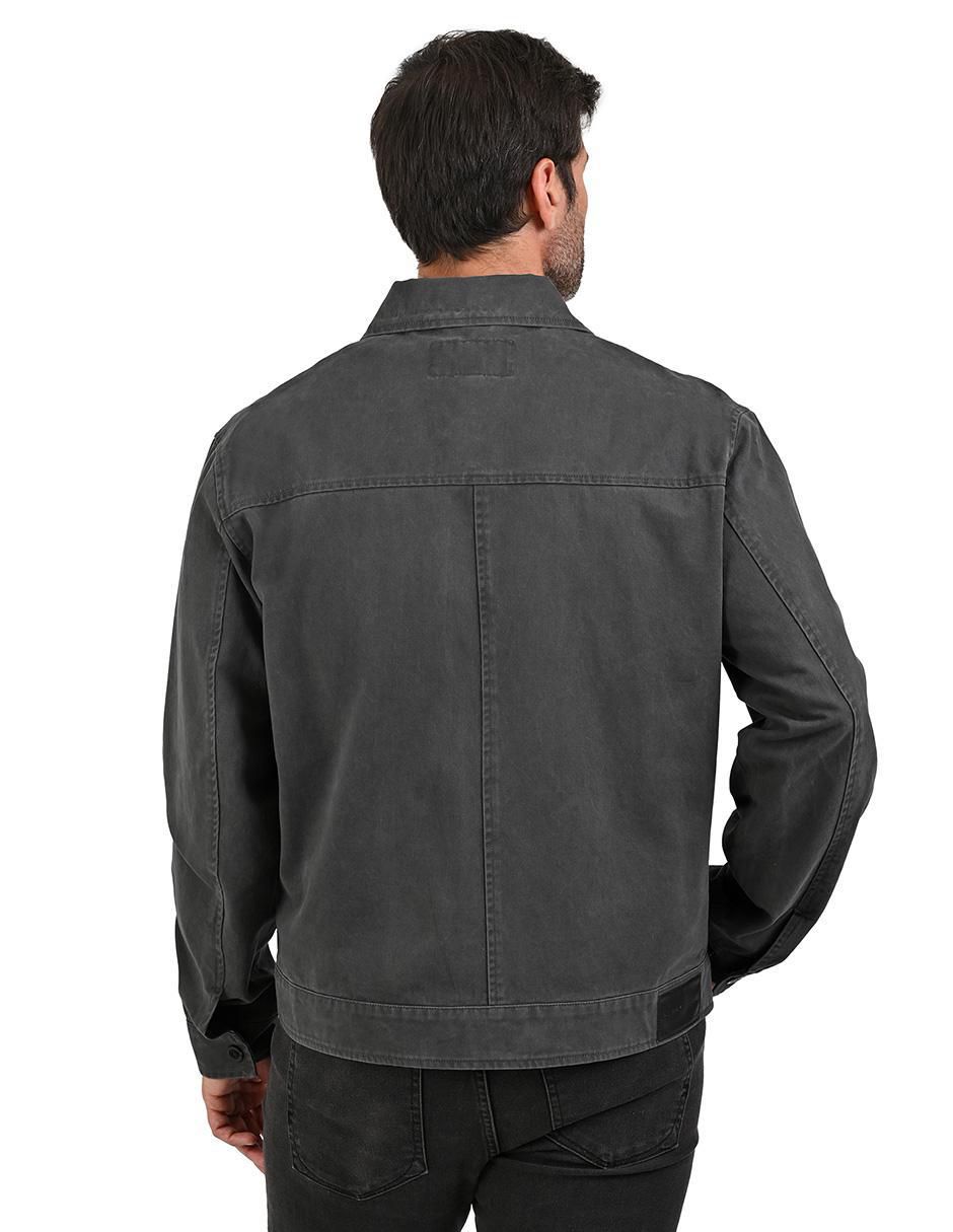 Chamarra denim con bolsillos para hombre 4