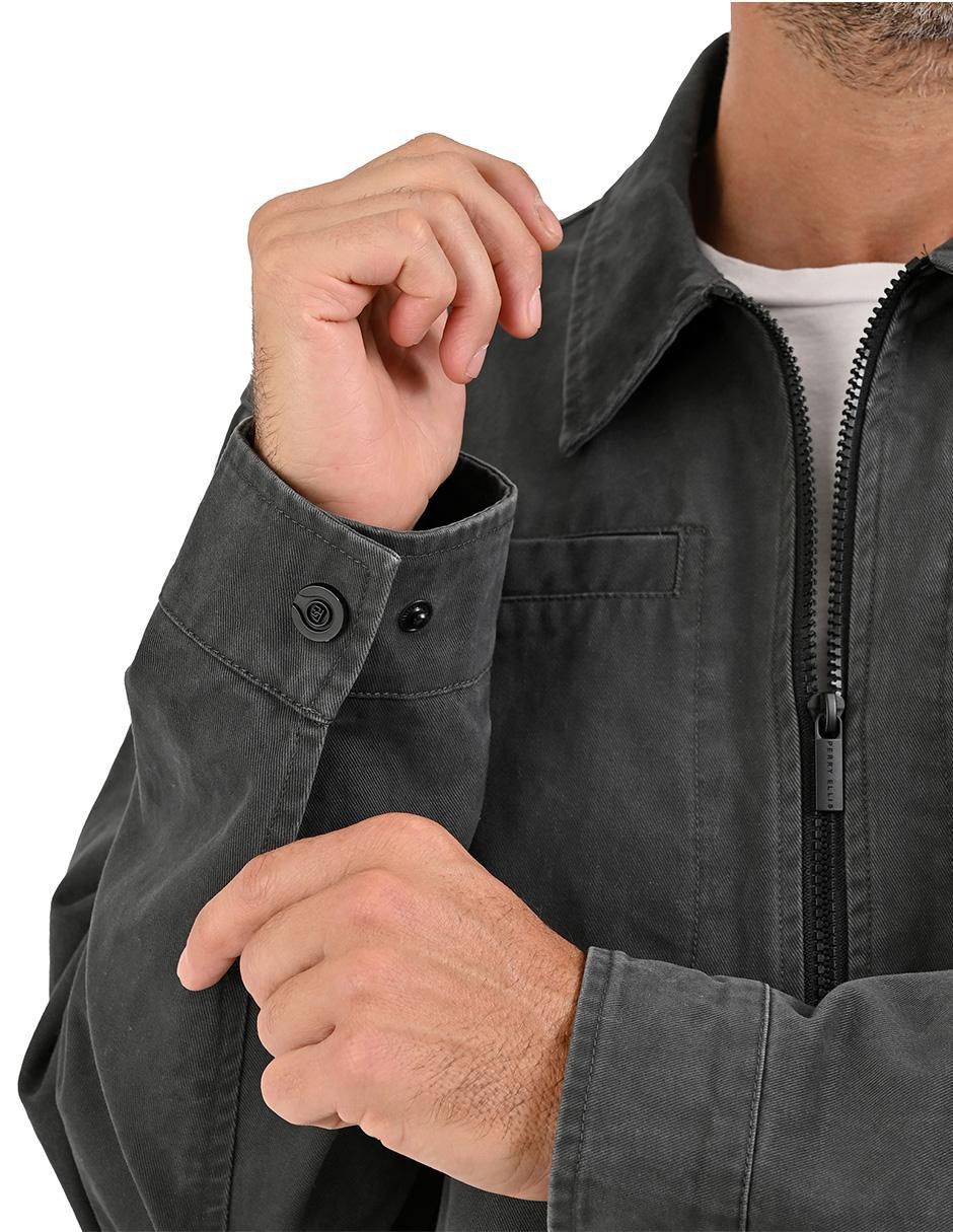 Chamarra denim con bolsillos para hombre 6