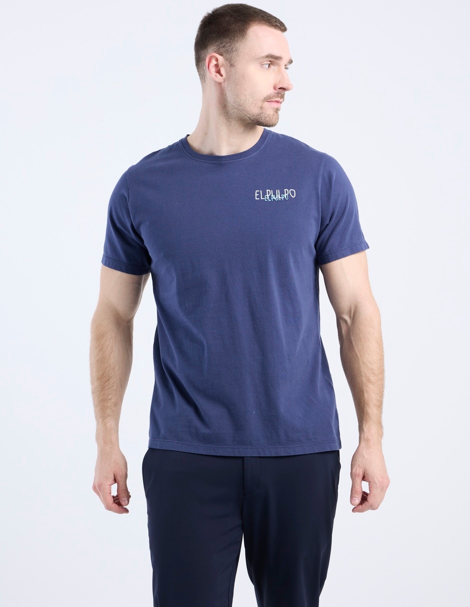 Playera cuello redondo para hombre