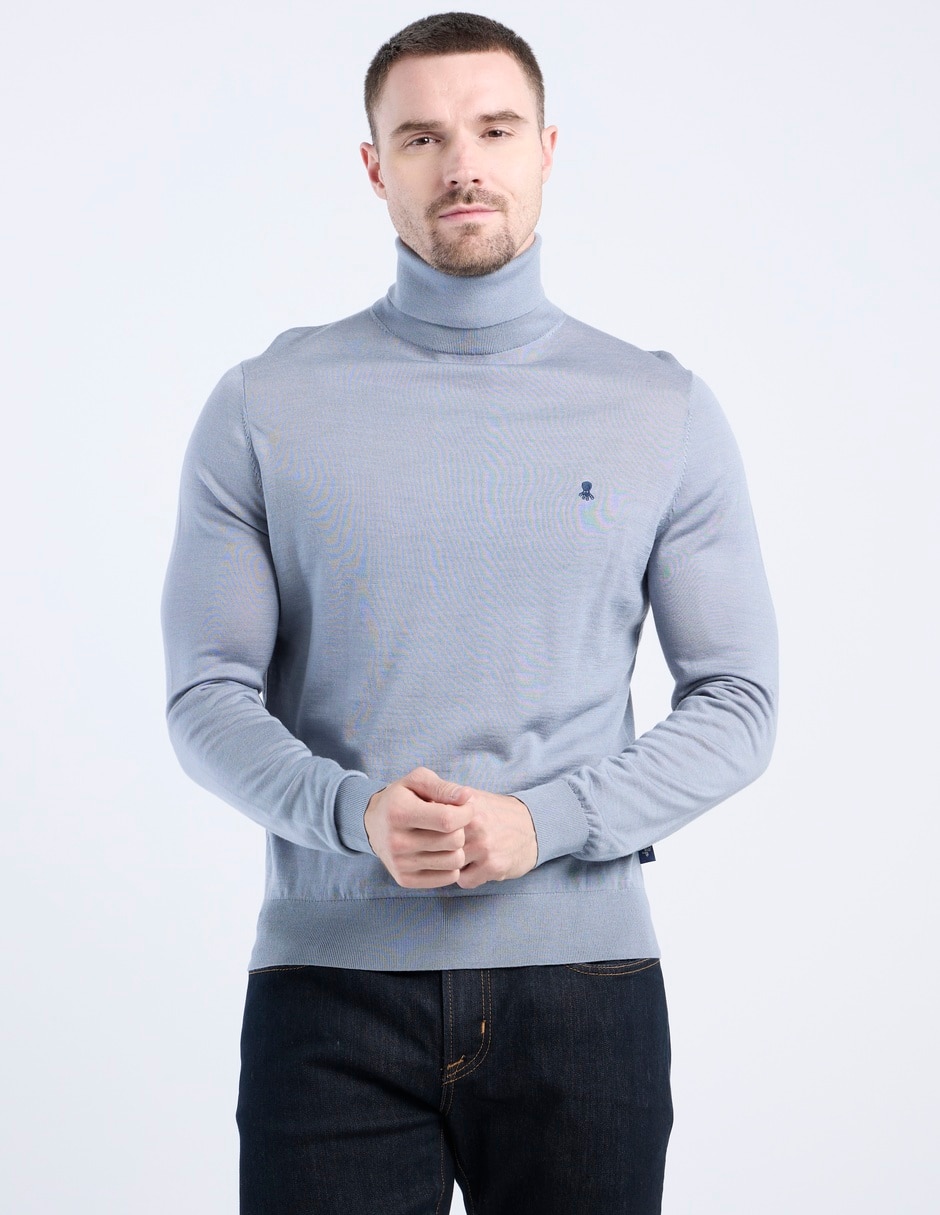 Suéter cuello alto para hombre 1