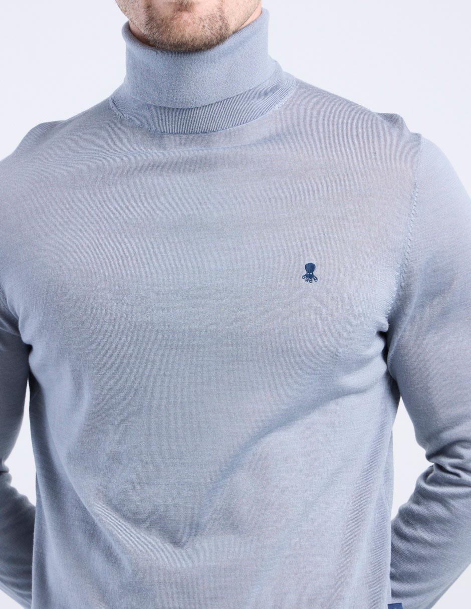 Suéter cuello alto para hombre