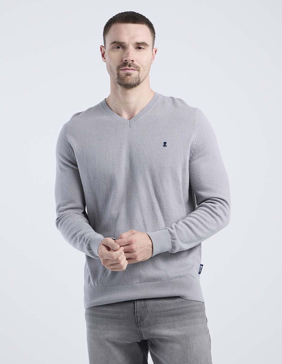 Suéter cuello V para hombre Suéter cuello V para hombre