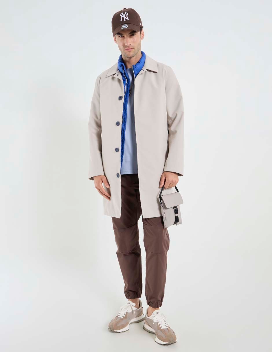 Gabardina larga para hombre 3