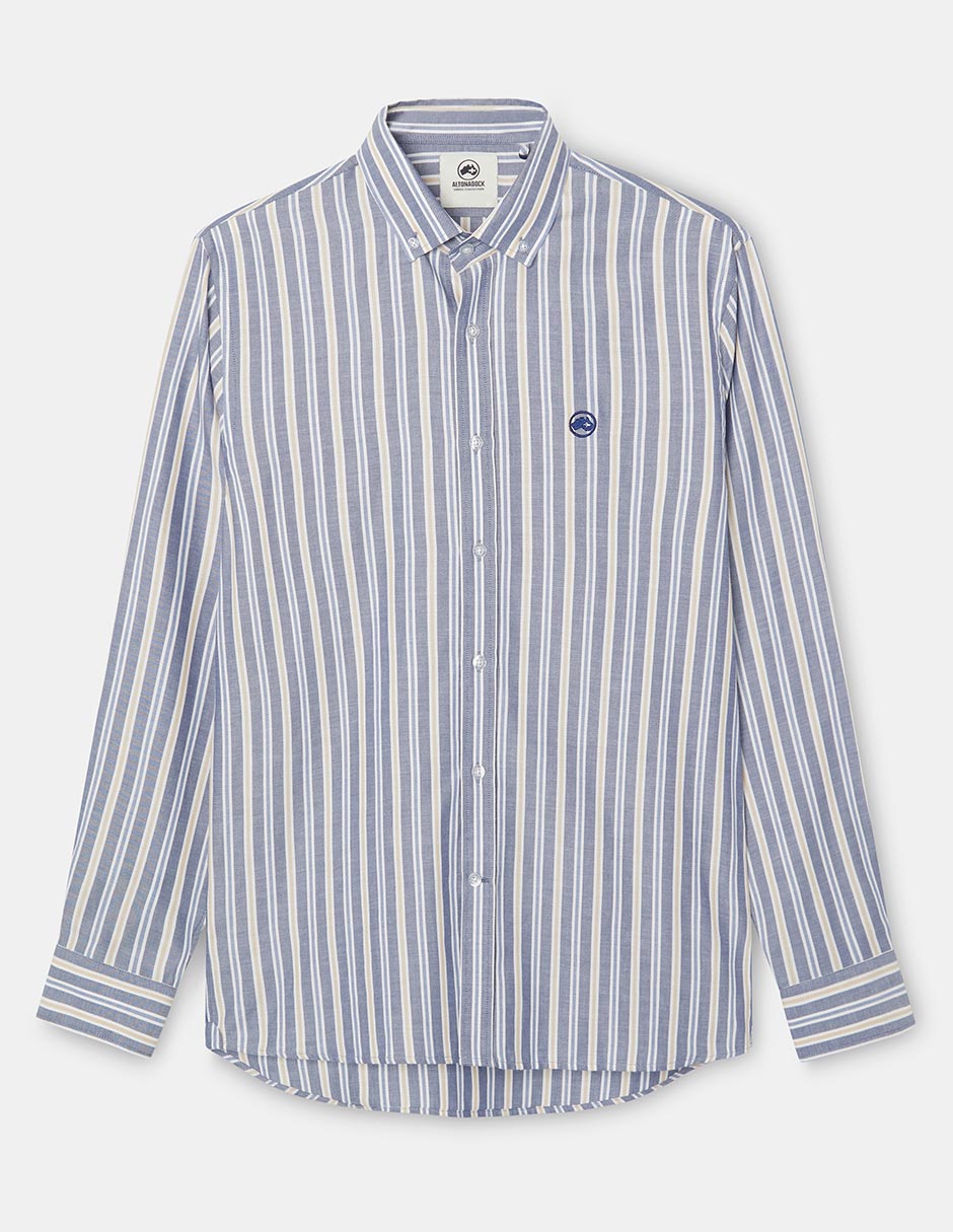 Camisa Business casual de algodón manga larga para hombre 5
