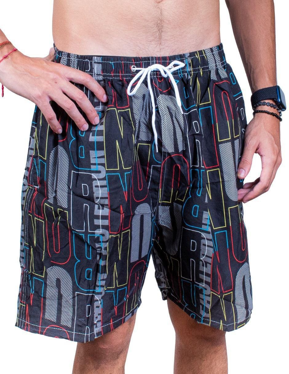Traje de baño cintura elástica para hombre