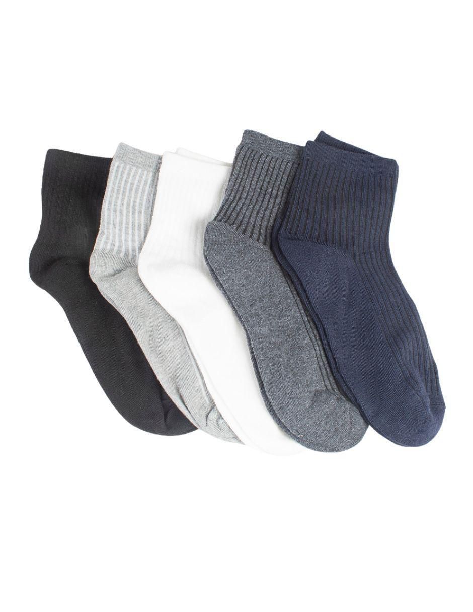 Set de calcetín comfort de algodón para hombre 5 pares