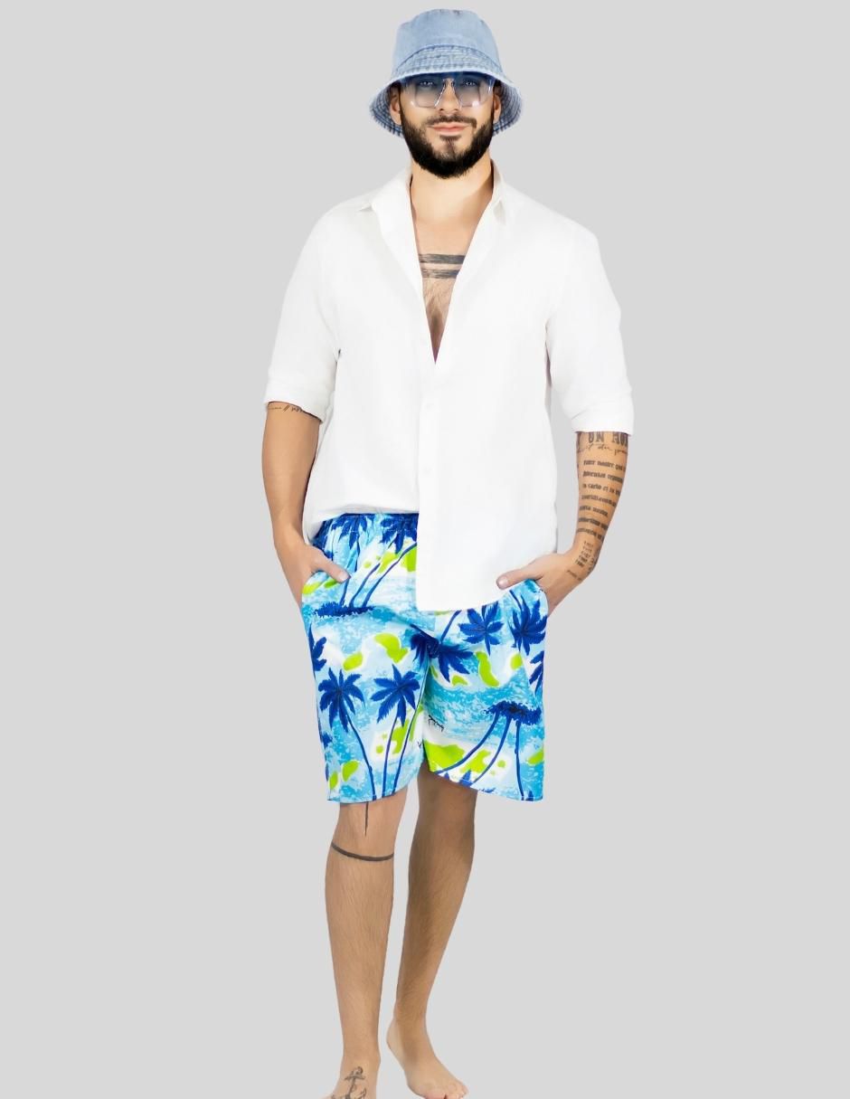 Traje de baño con bolsillos para hombre 2